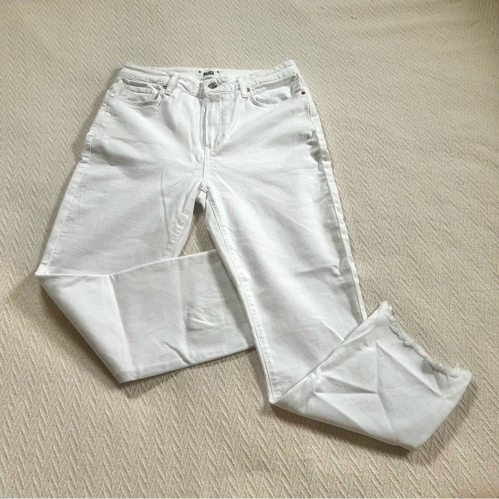 Paige raw hem jeans